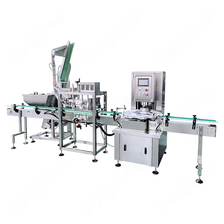 Automatic Single Head Vacuum Capping Machine