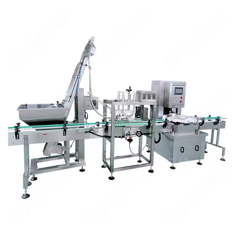 Automatic Jam Glass Jars Vacuum Capping Machine HYSC-X30