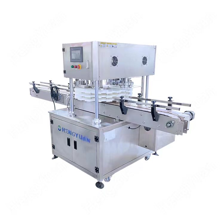 HYXG-300F Automatic Cans Star Wheel Double-head Capper